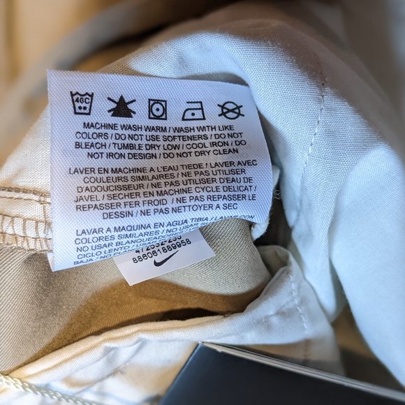 NWT Men (W34 x 32) - NIKE GOLF Dri-Fit Khaki Pants - Picture 8 of 8